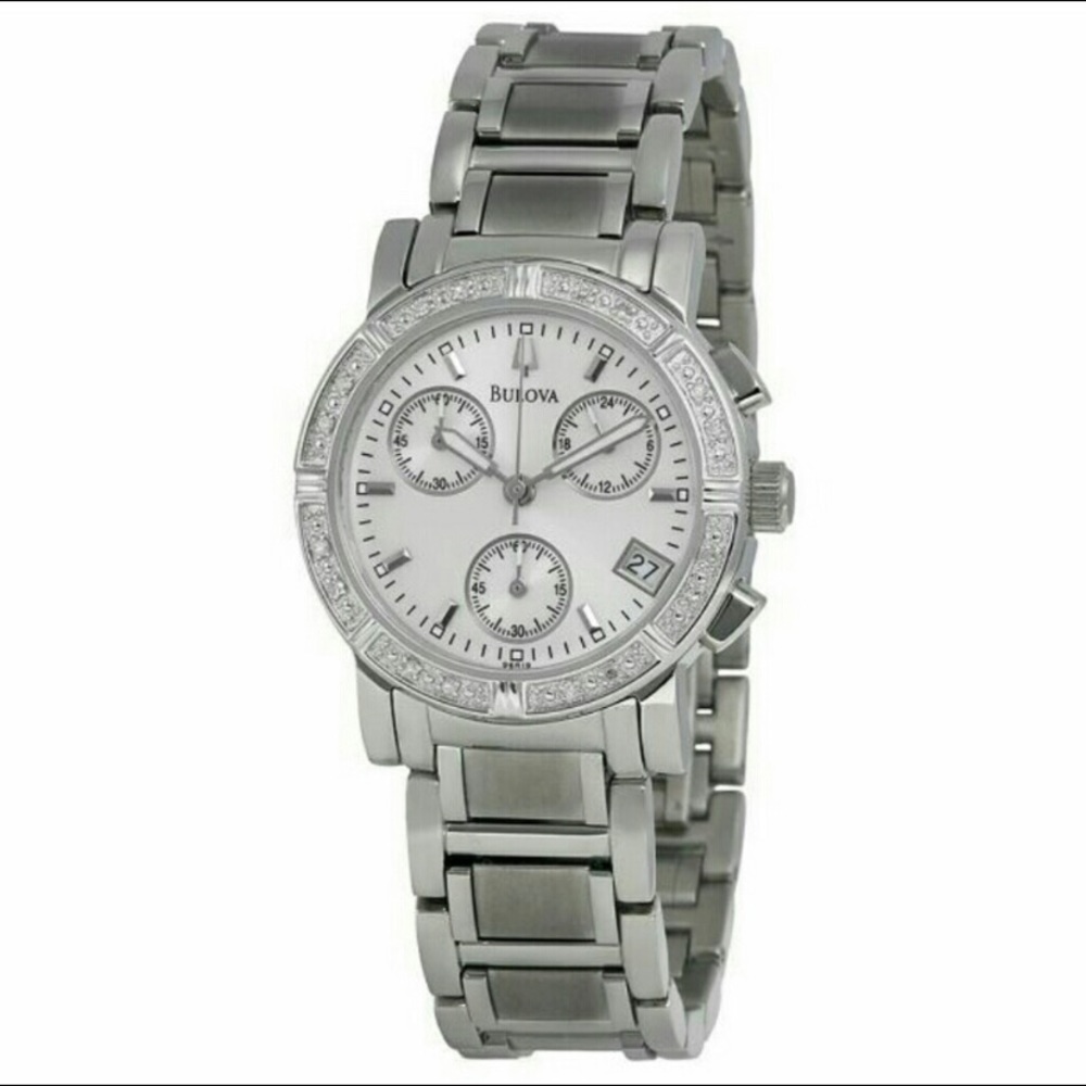 💯 Authentic • BULOVA Diamond Bezel Watch